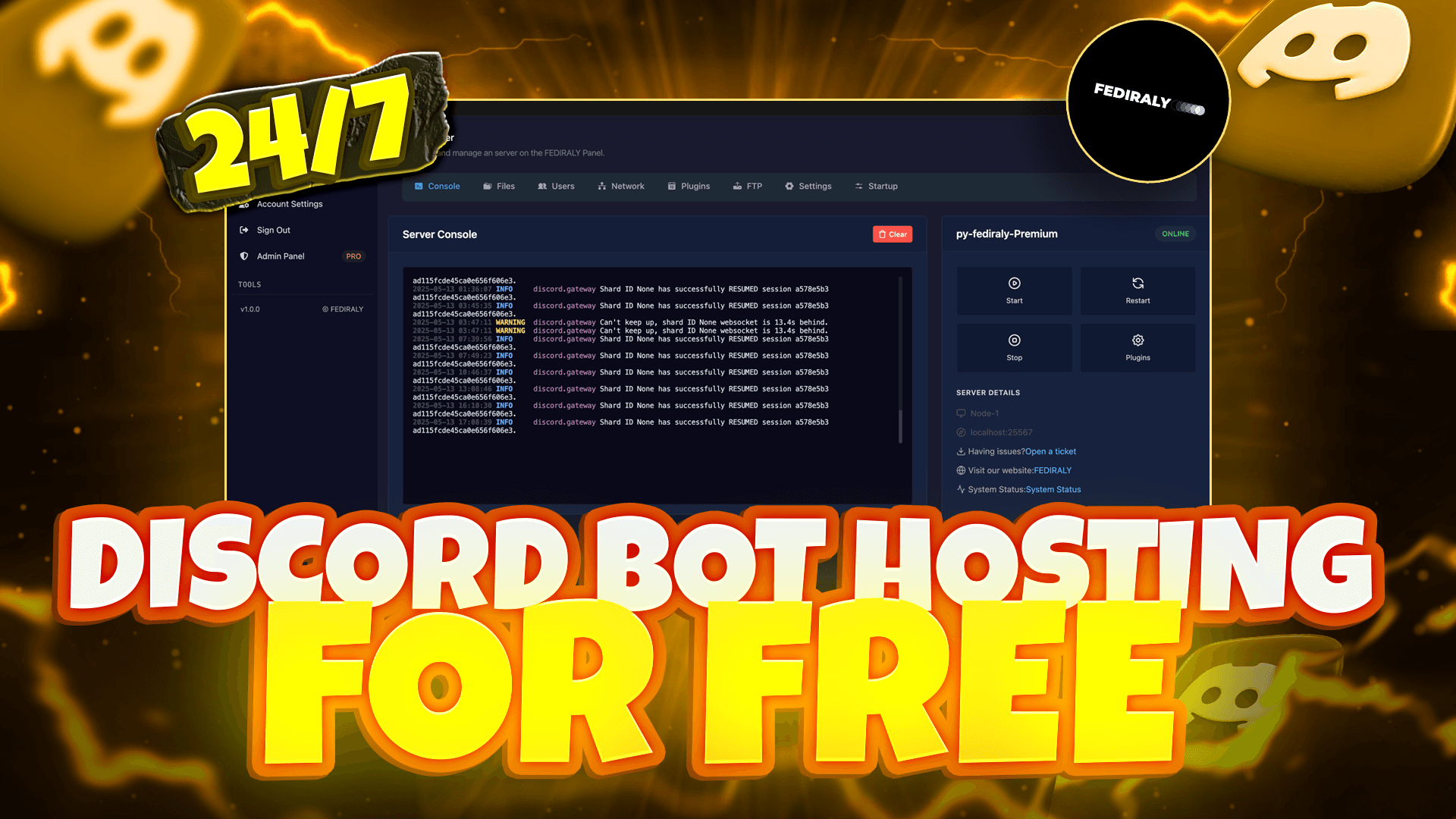 Introducing FEDIRALY Cloud – Free Bot Server Hosting Forever!